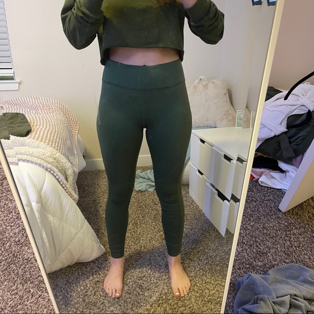Cropped Crew Neck Sweat Set & Leggings